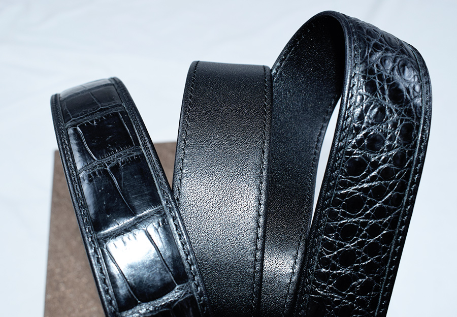 「验货」V.V.Brown鳄鱼皮皮带