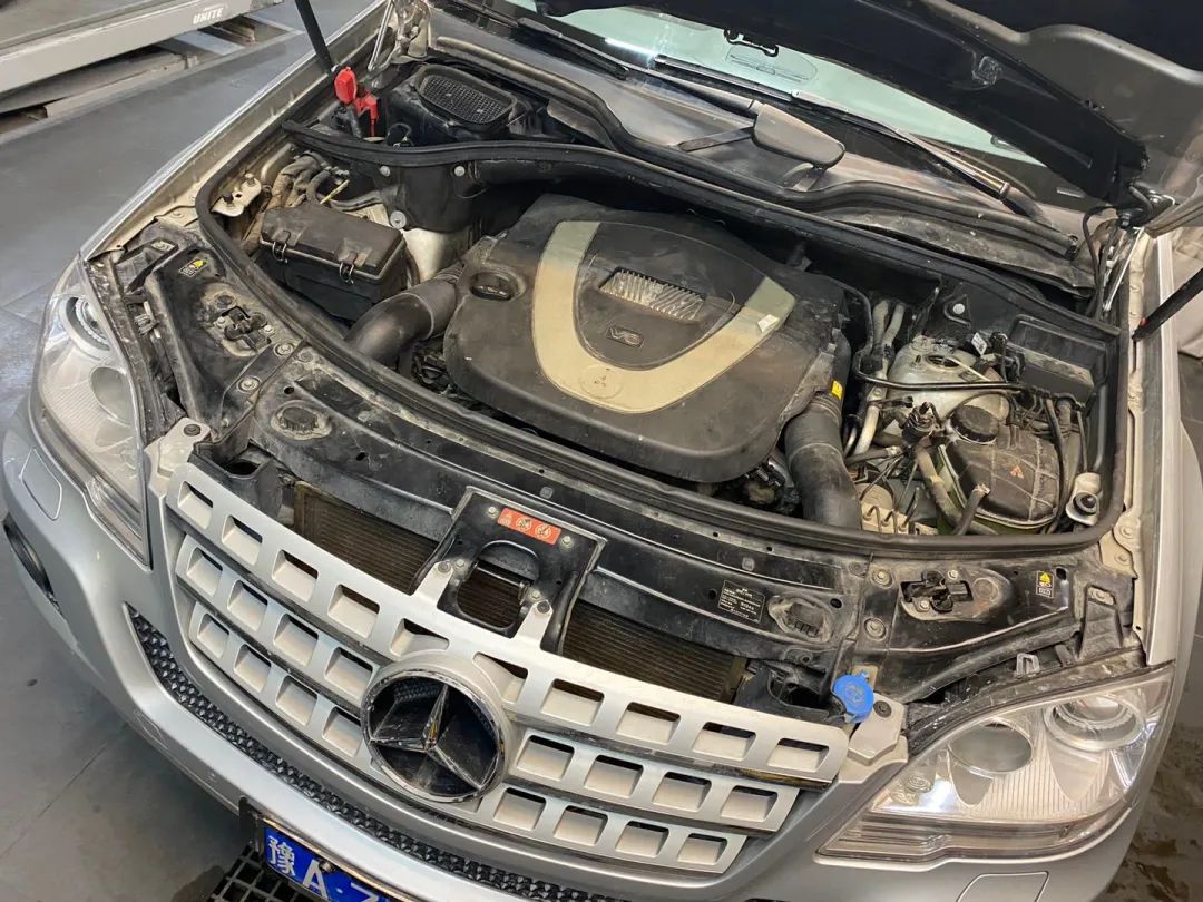 全车翻新大修老款奔驰ml350,怪兽修车翻新