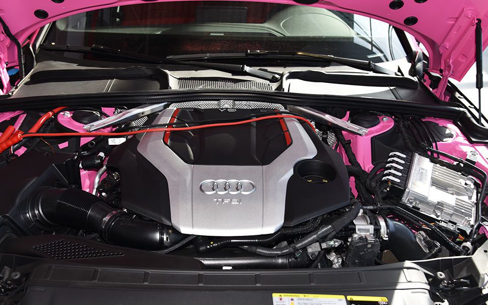 想低调但实力不允许实拍奥迪s4,奥迪s44.2