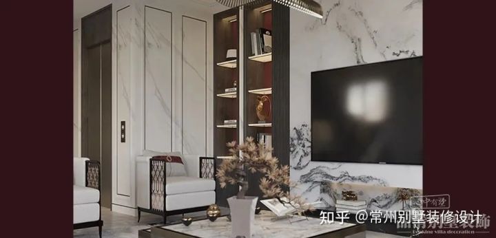 品清别墅装饰怎么样,360平米中式轻奢装修效果图