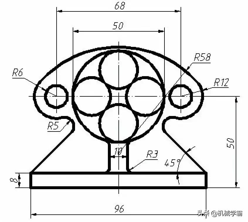 cad50张制图经典练习图,50张cad图纸