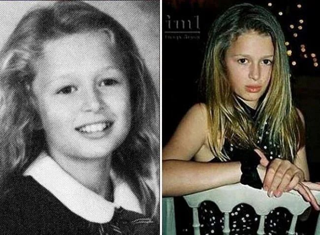 名媛卡戴珊,卡戴珊给希尔顿拎包照片