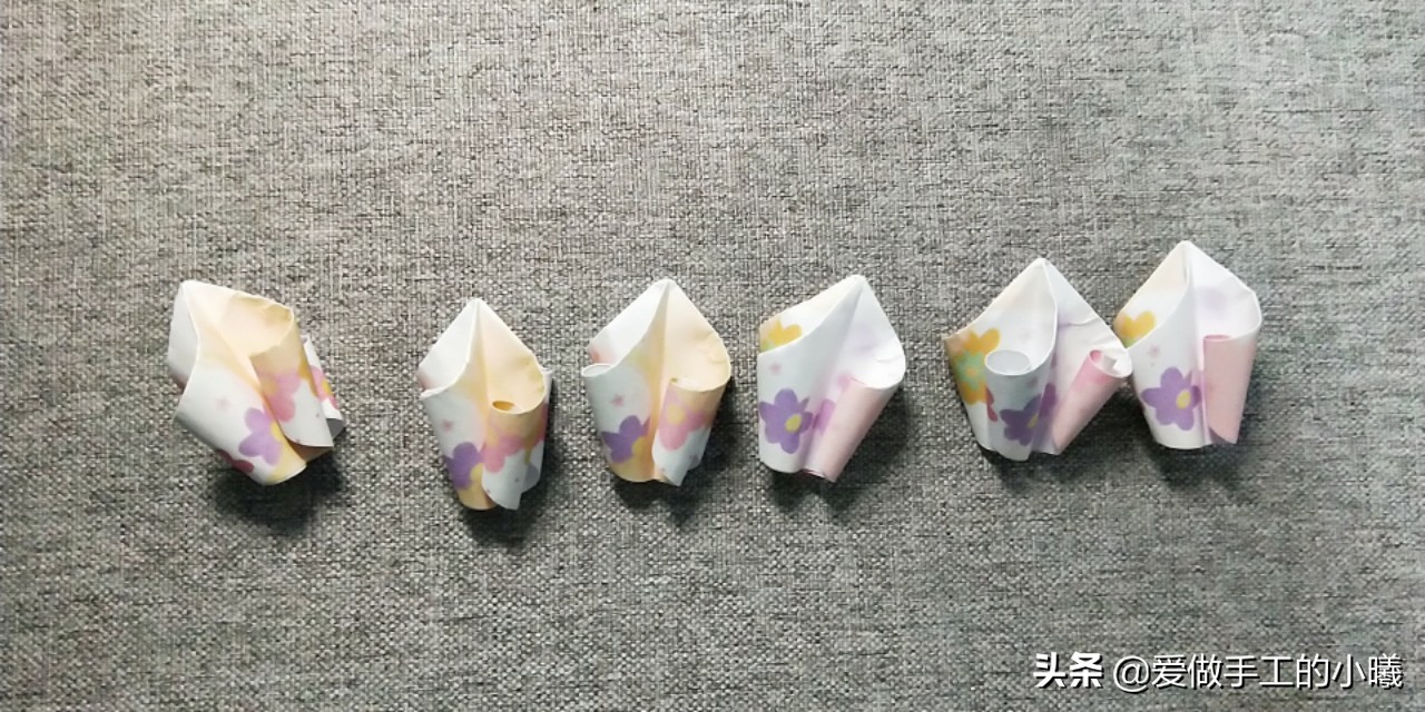 立体花折纸步骤图解法,为初学者准备的简单折纸花教程