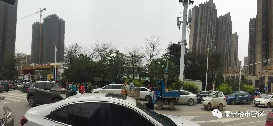 南宁凤岭北中学航拍,凤岭北学校航拍