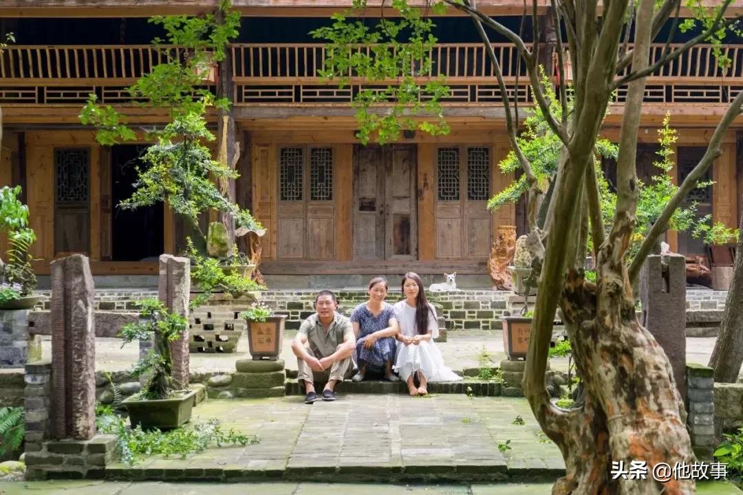 人间仙境般的世外桃源庭院,原始森林自建世外桃源