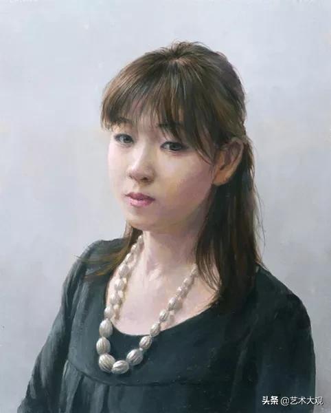 木原和敏人物油画,日本画家超写实人物油画欣赏