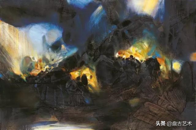 手绘油画中的梦幻世界——盘古艺术