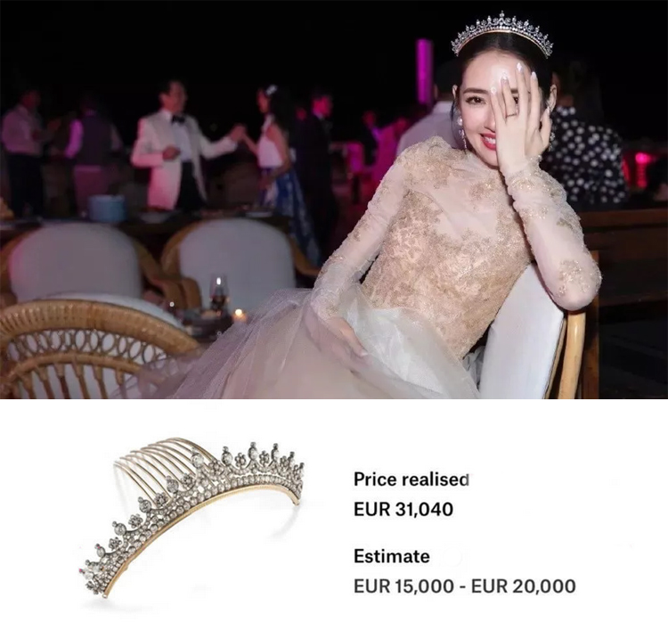 向佐郭碧婷婚礼值多少钱,向佐订婚戴的表