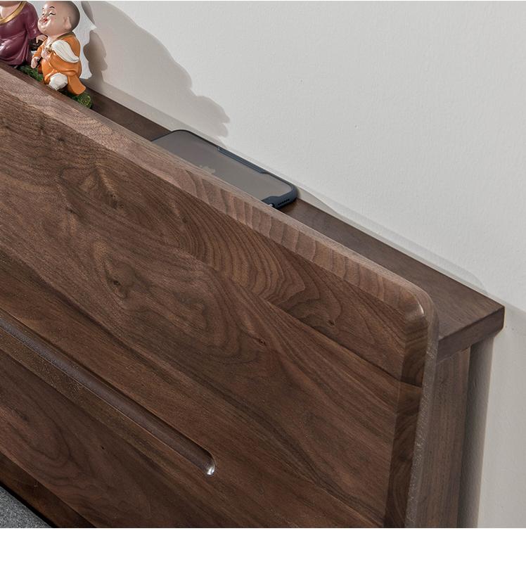 法式复古实木床定做,正宗老式中式实木床