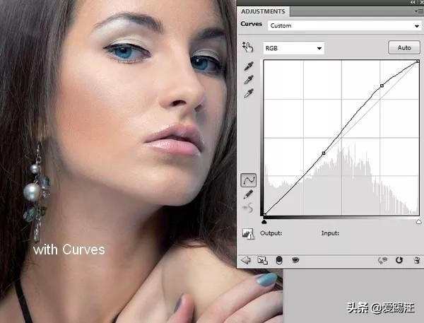 ps人像修图脸上阴影部分怎么提亮,ps女鞋人像图片后期修图教程