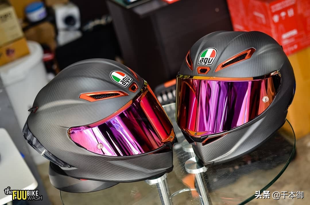 agv头盔pista冰蓝推荐,agv头盔pista彩虹一号
