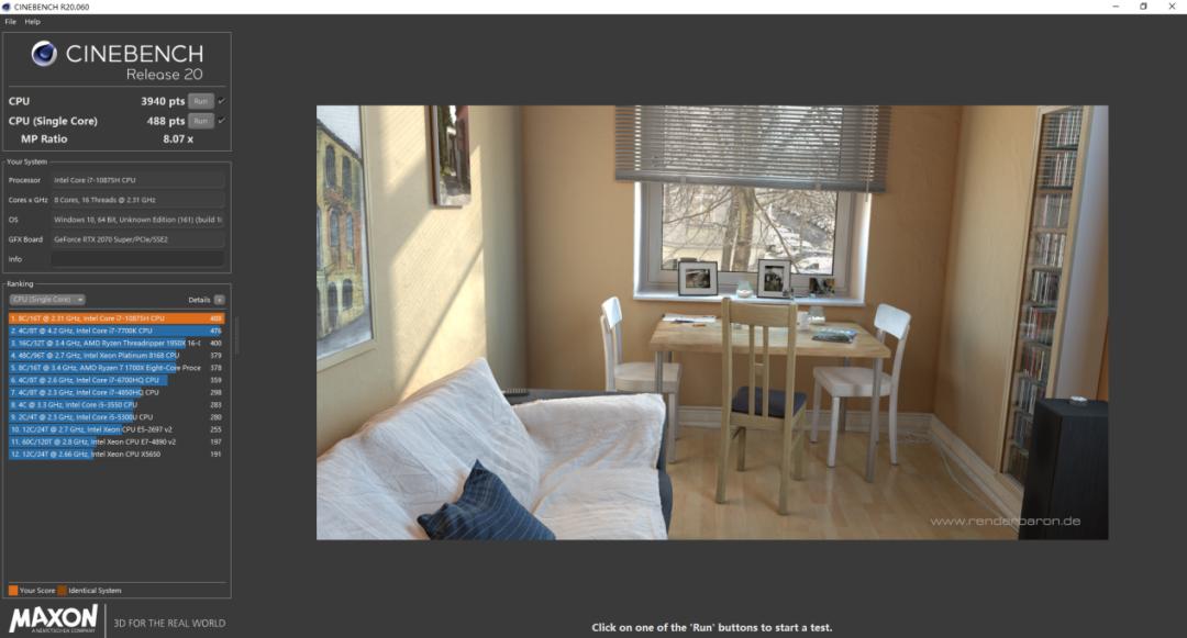 火影t6a测评13代i7,i7-10875h加rtx2070跑分