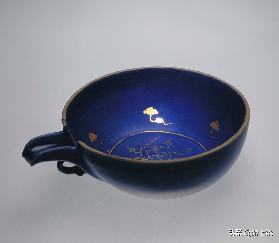 元青花萧何月下追韩信图梅瓶鉴赏,元青花卵白釉小碗