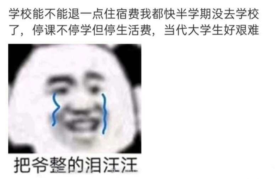 你们学校的住宿费退了没,你们学校退费了吗