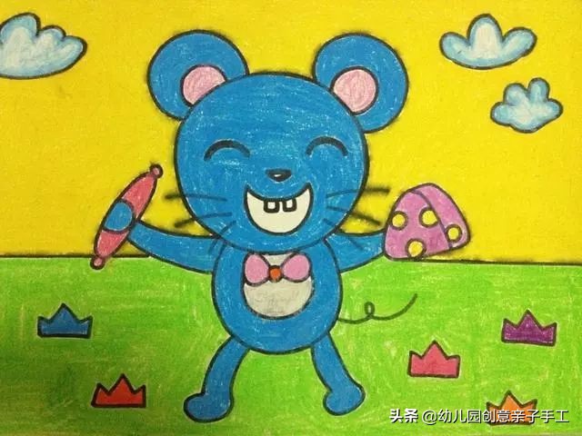 上百张幼儿园创意儿童画,儿童绘画创意3-6岁童年童画