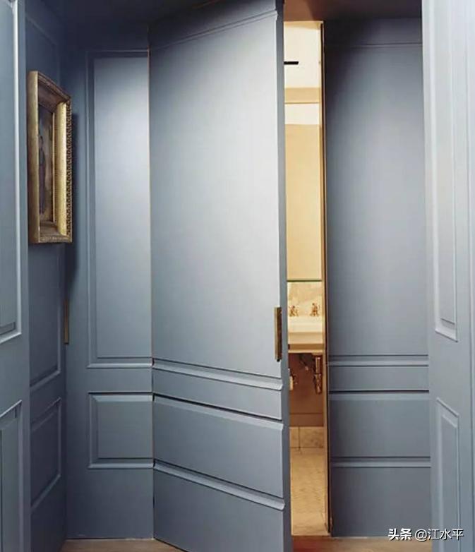 餐厅对着卫生间的处理方法图,卫生间门对着餐厅怎么做餐边柜