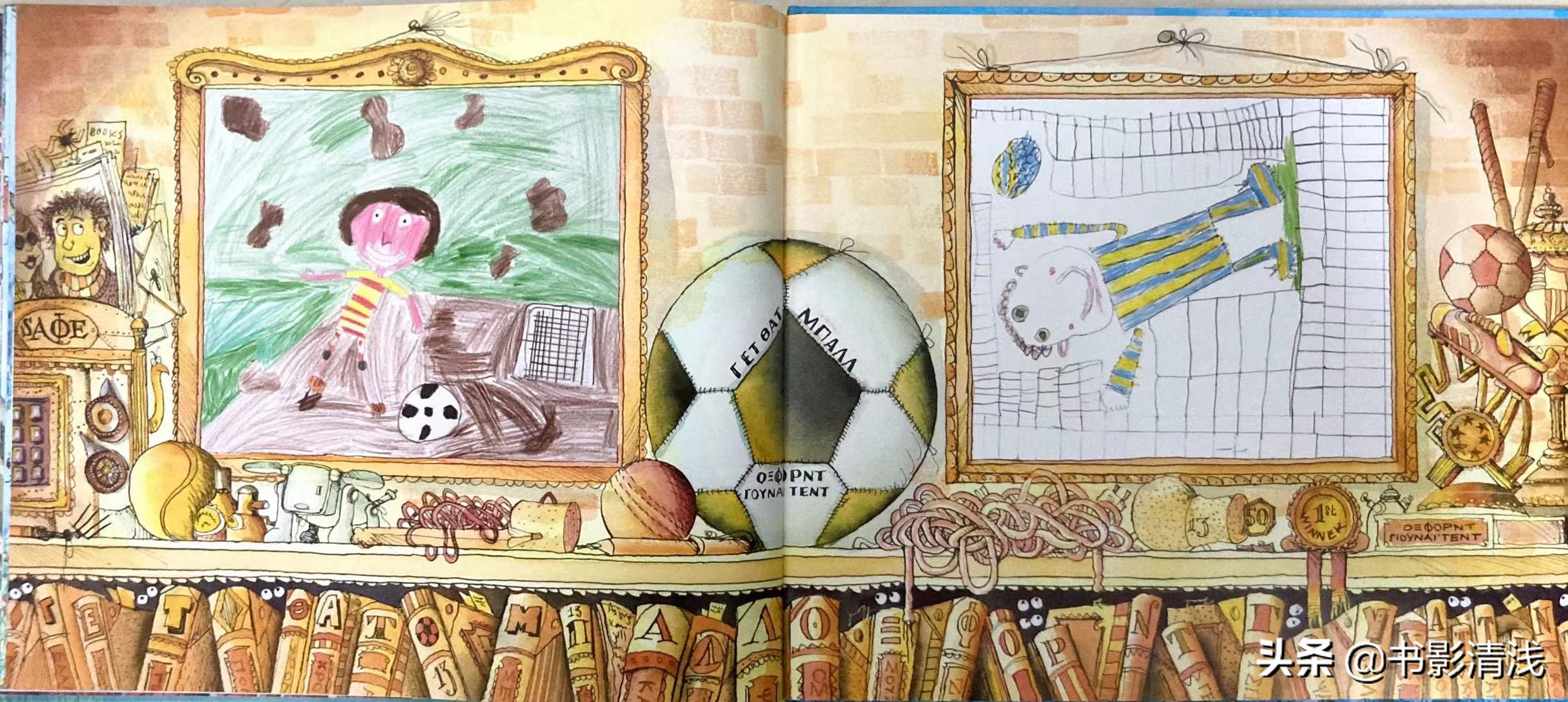 男孩们的第一项运动，足球，对他们来说，竟有如此大的魅力