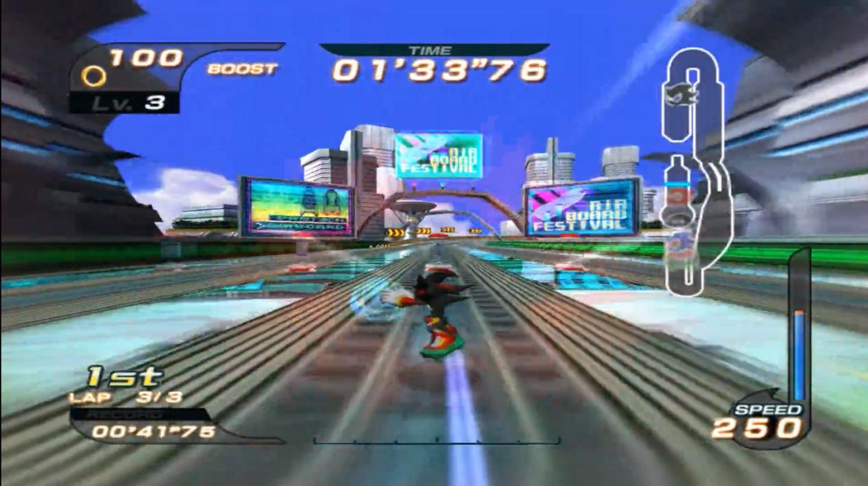 世嘉刺猬索尼克速通,索尼克滑板竞速