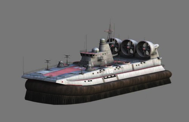 气垫登陆艇怎么摆渡两栖攻击舰,气垫登陆艇原理