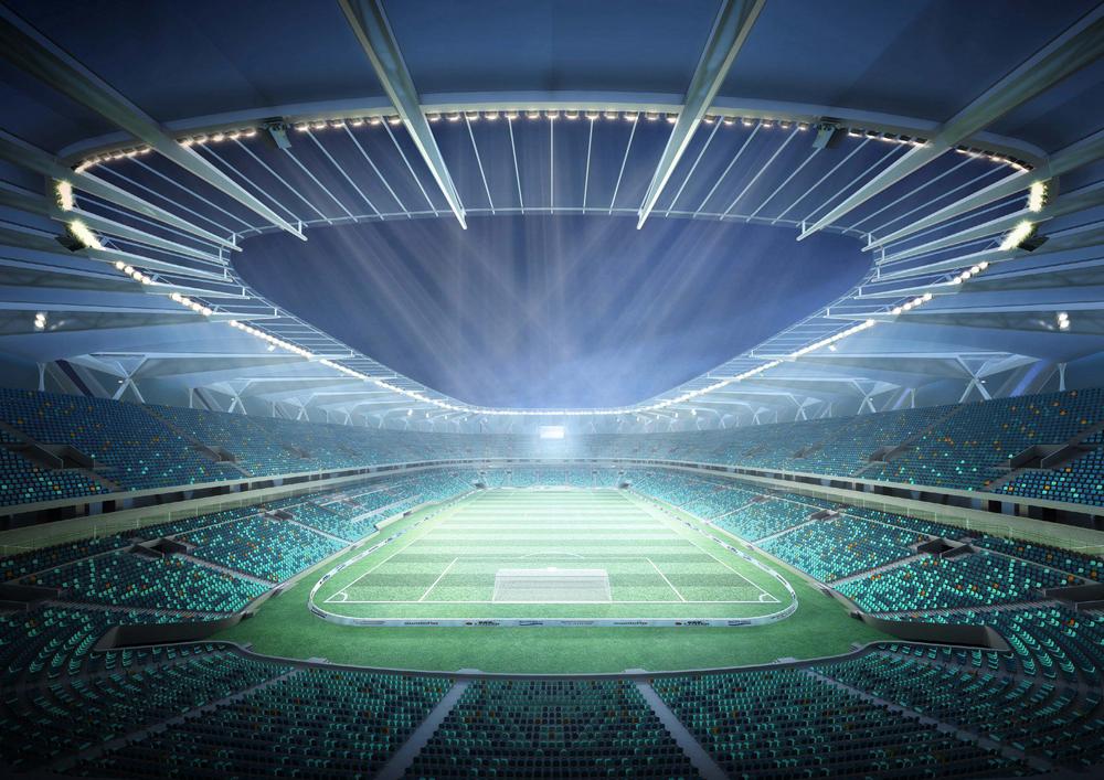 中国第一个三面环海亚洲杯足球场,亚洲杯苏州足球场