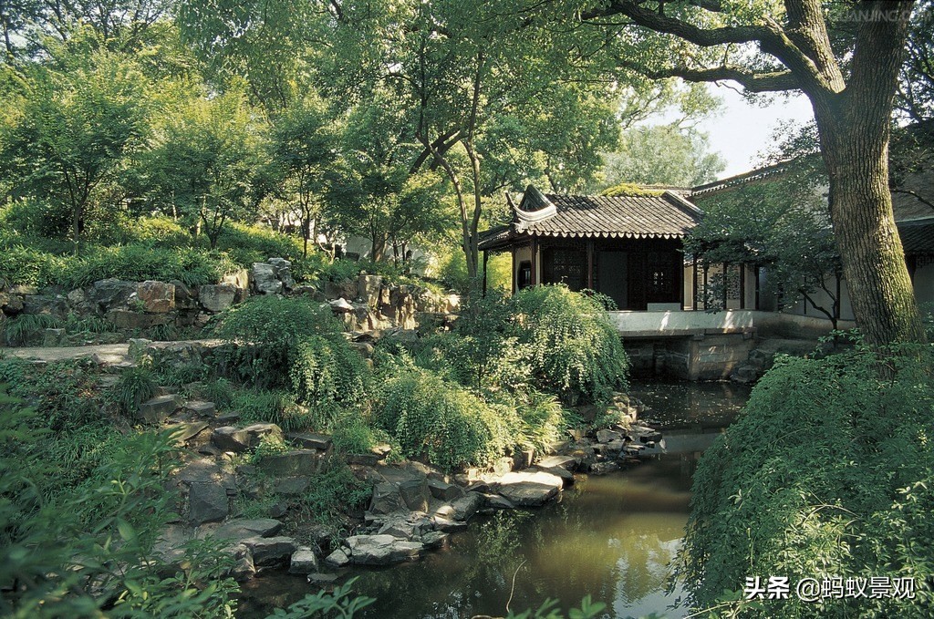留园建筑布局照片,留园建筑景观内容