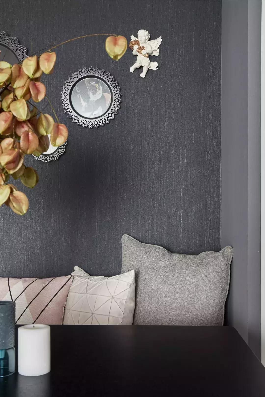 高级灰粉色卧室装修案例,高级灰的颜色铺在家里简约大气