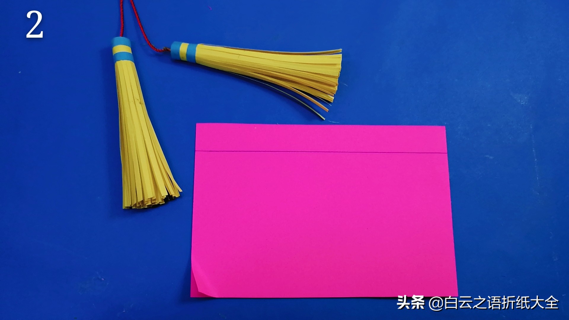 流苏折纸花,流苏上的装饰品可以怎么用折纸做