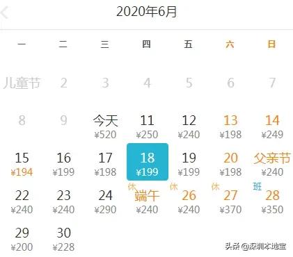 深圳特价往返机票购买攻略,深圳出发哪条国内航线的机票便宜