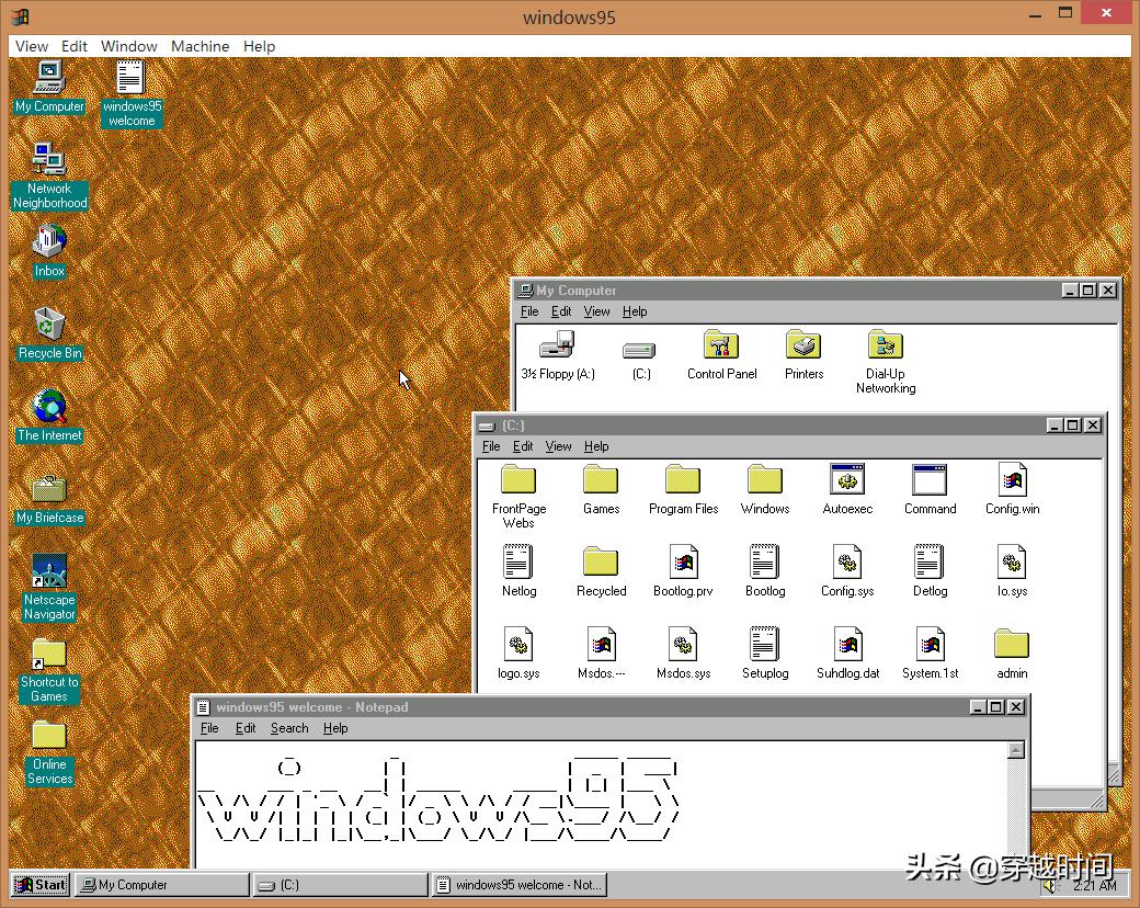 windows95桌面游戏,windows95创作的开机音乐