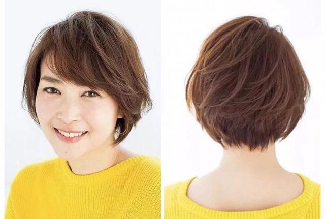 剪短发看脸型,女士剪短发减龄好看