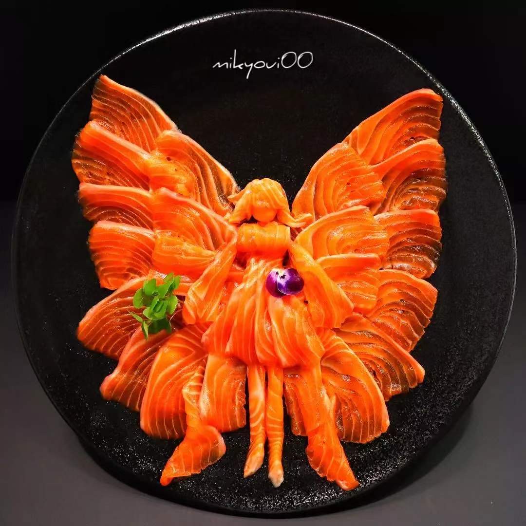 澳龙刺身摆盘制作视频,刺身制作视频创意摆盘