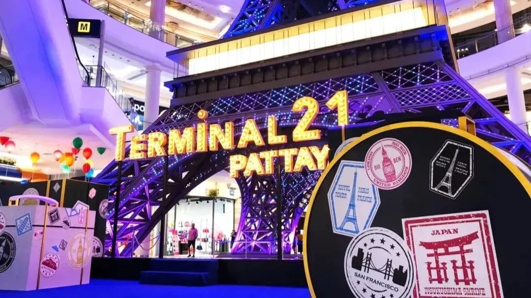 泰国大型购物中心各楼层布局,泰国的购物中心设计