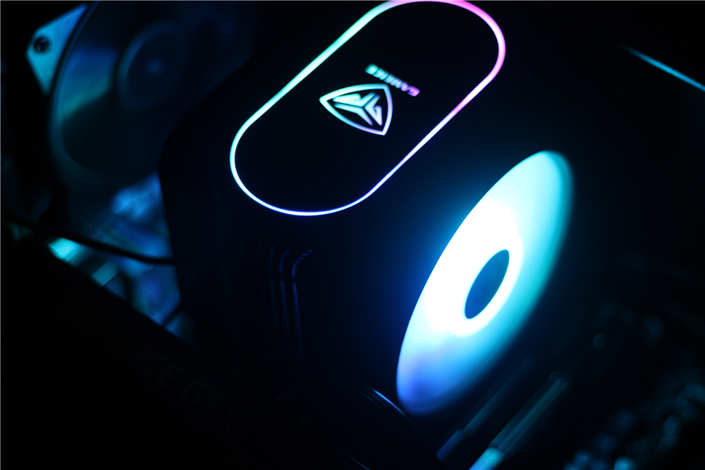 超频三东海gi-d66a,超频三gi-d66argb风冷散热器