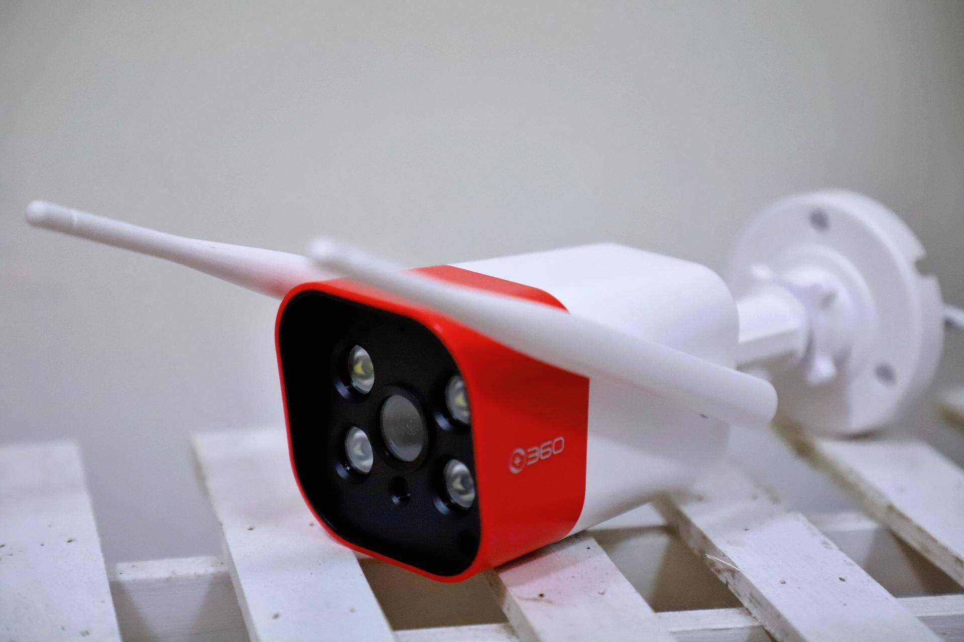 360智能摄像机红色警戒标准版,360红色警戒防水摄像头拆解