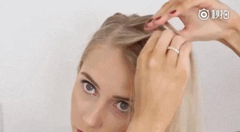 女童编发中短发,短发编发的教程