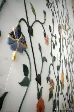 仿水刀和真水刀拼花的区别,设计师讲解水刀拼花效果