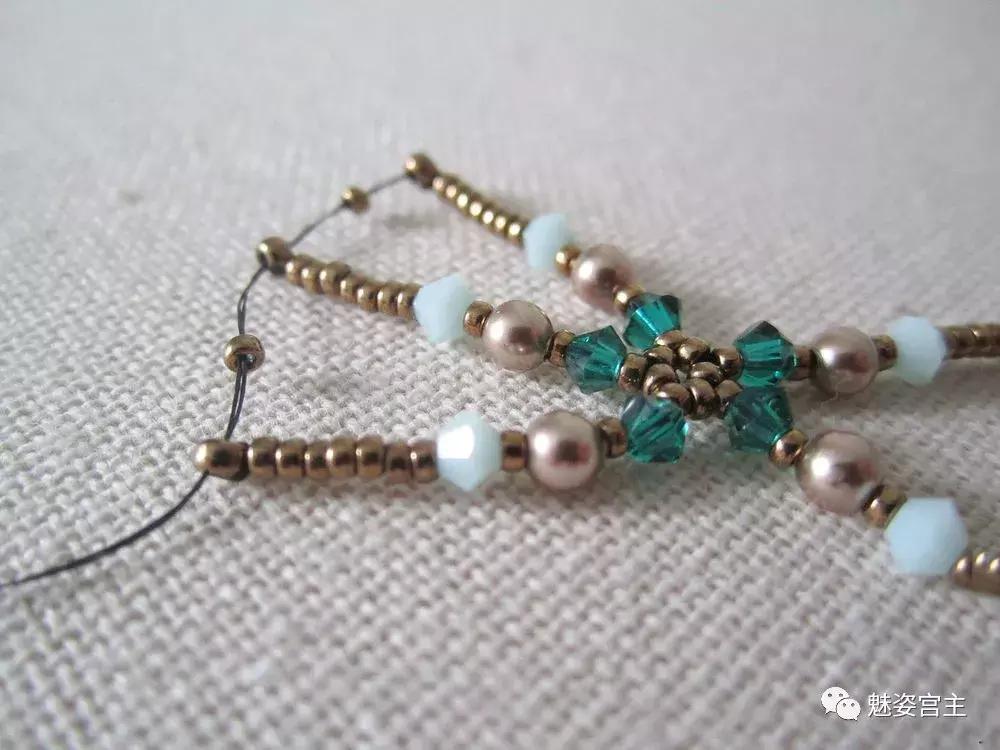 嘉德罗斯耳环怎么做教程,送你一副耳环