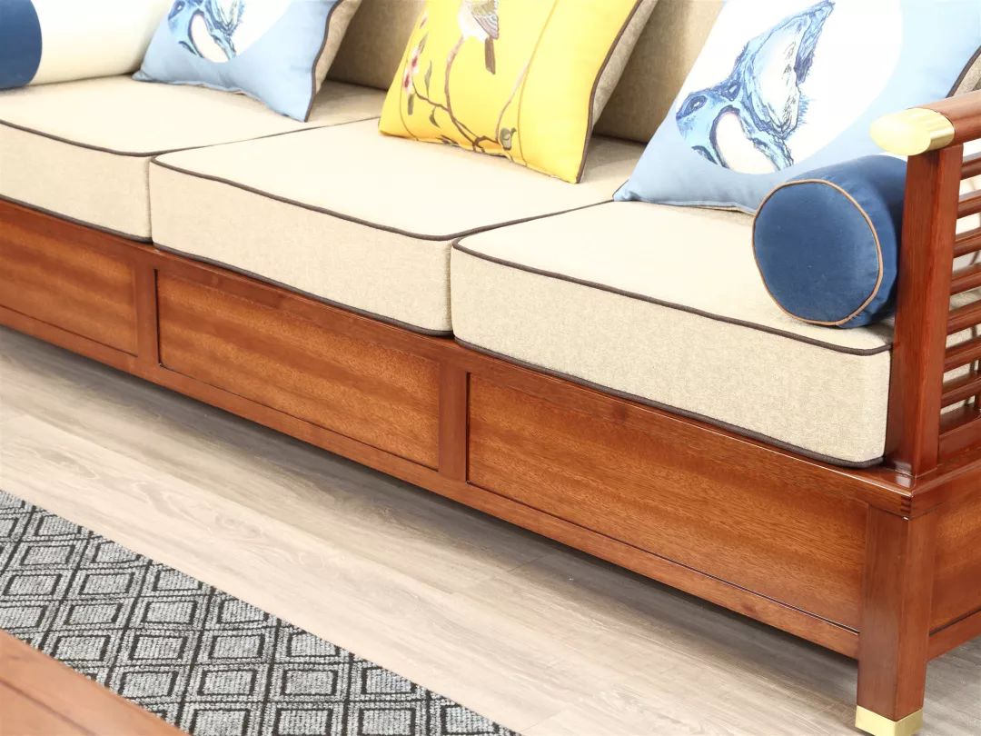 海棠木实木家具系列,海棠木新中式