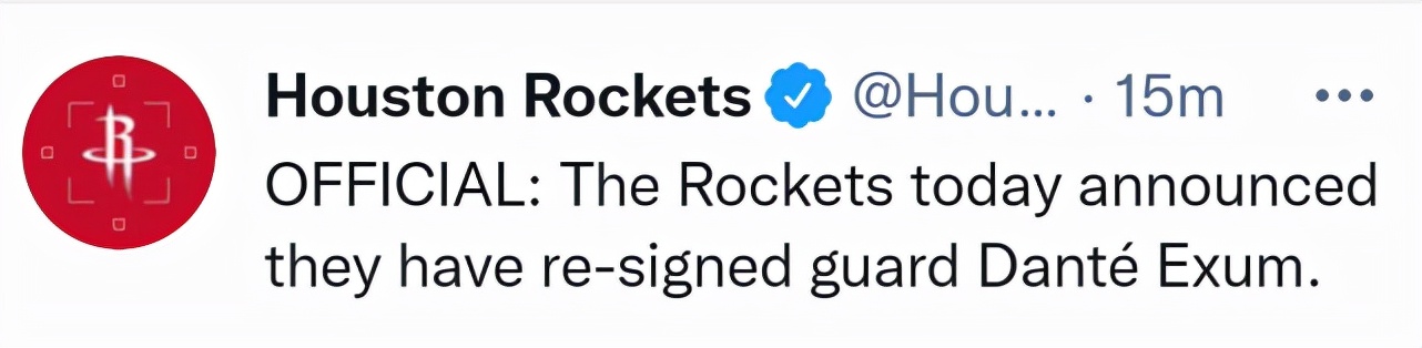 火箭新援艾克萨姆集锦,火箭签约艾克萨姆