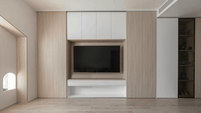 100平现代简约阳台装修风格,125平带阳台简约温馨装修风格