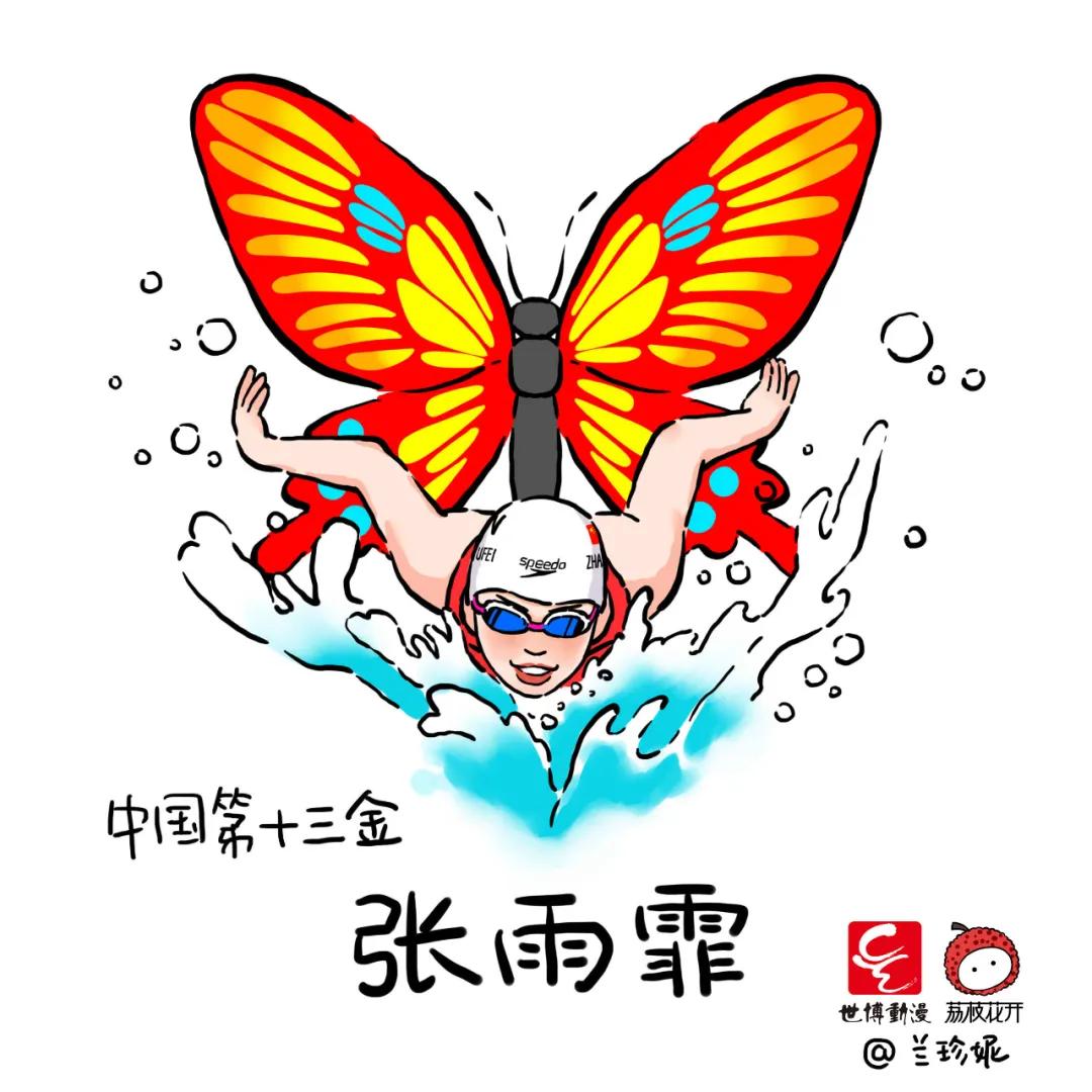 萌翻了手绘34个省级轮廓图,萌翻了姑娘手绘38张奥运冠军漫画