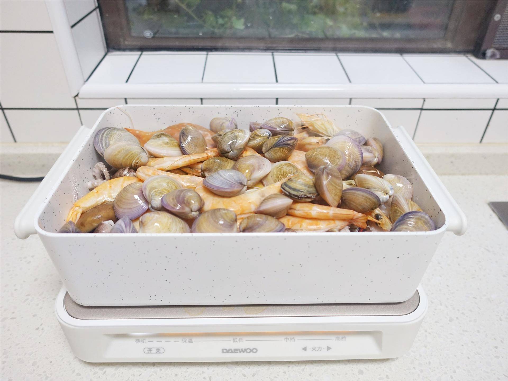 大宇料理锅测评,大宇daewoo聚嗨锅料理盘