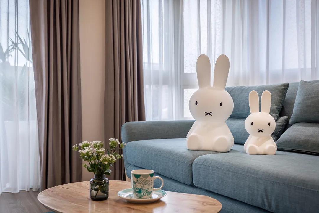 淡雅日式搭配童趣北欧风！89.3平米自然木质调家庭住宅