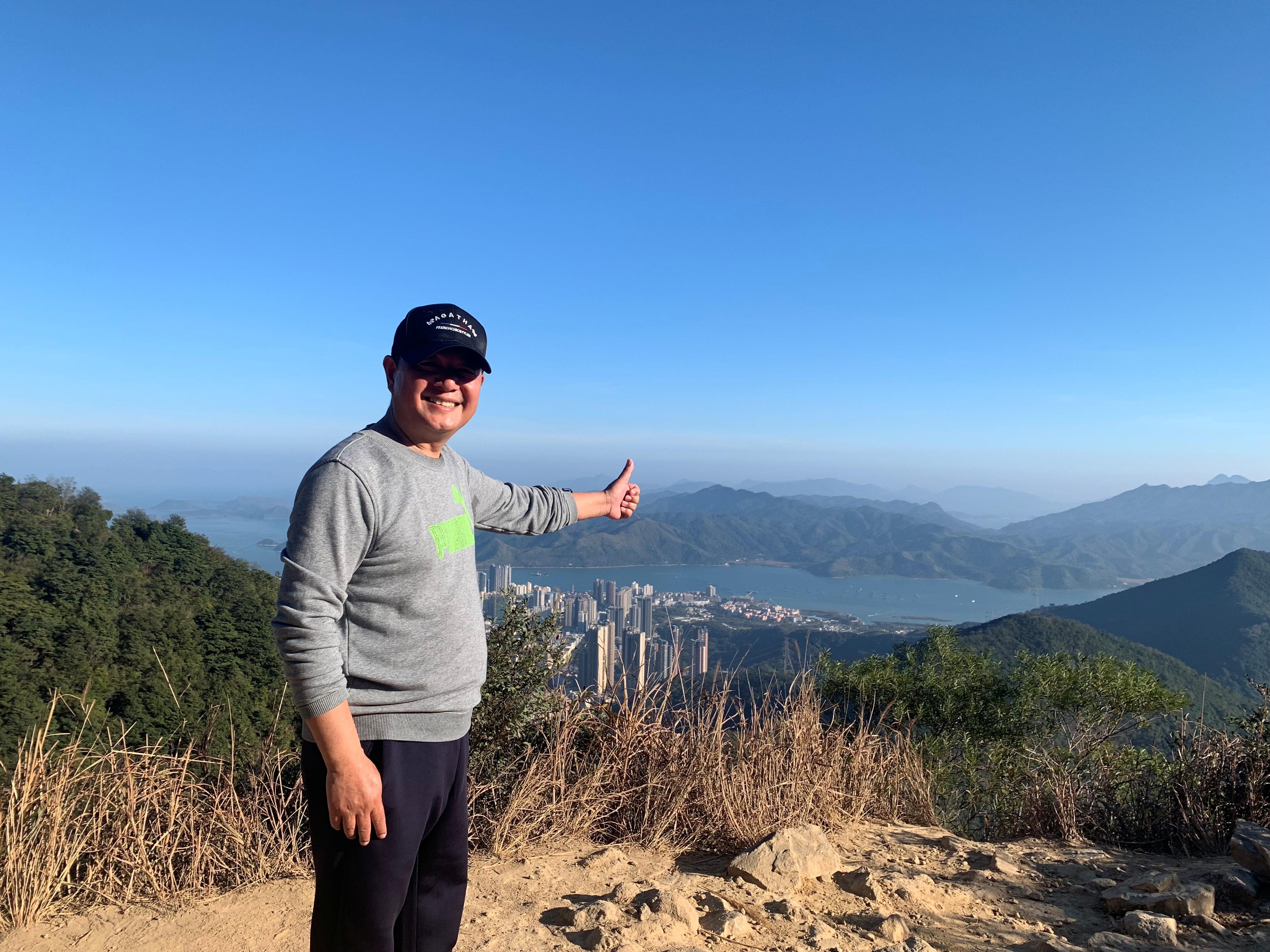 梧桐山跨年喜迎第一缕阳光,梧桐山登顶之旅