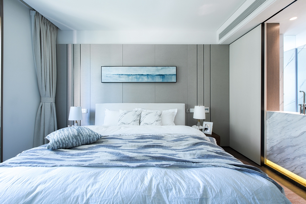 悬空电视柜台面无缝拼接,这是我见过最现代风装修