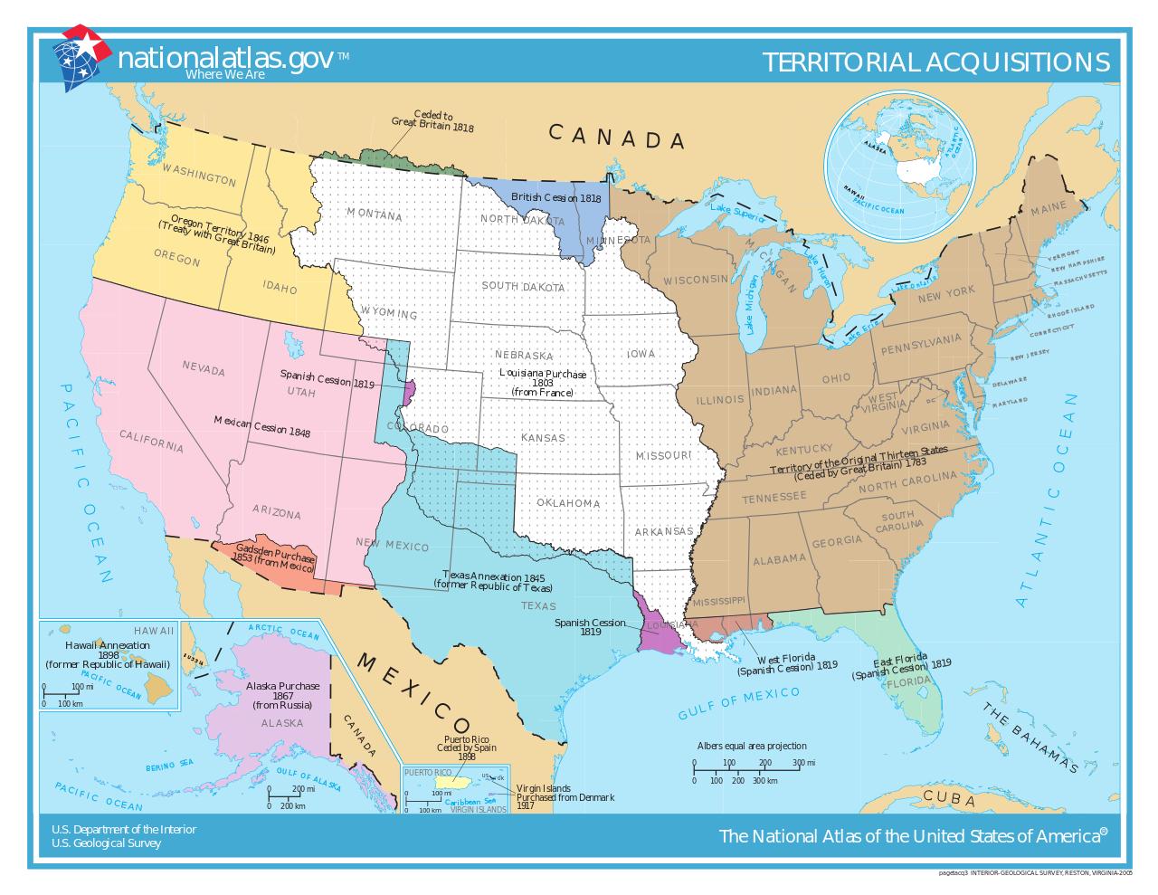 购买路易斯安那：美国历史上成本最低的领土扩张