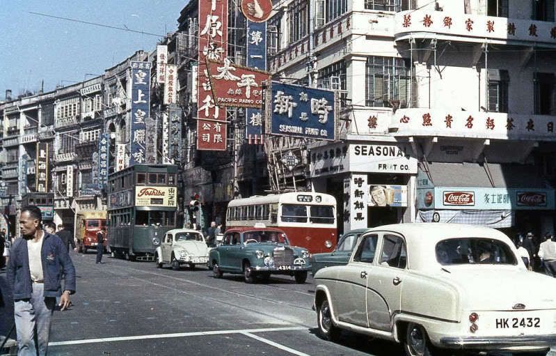港片电影里的老街,香港的市井生活老电影