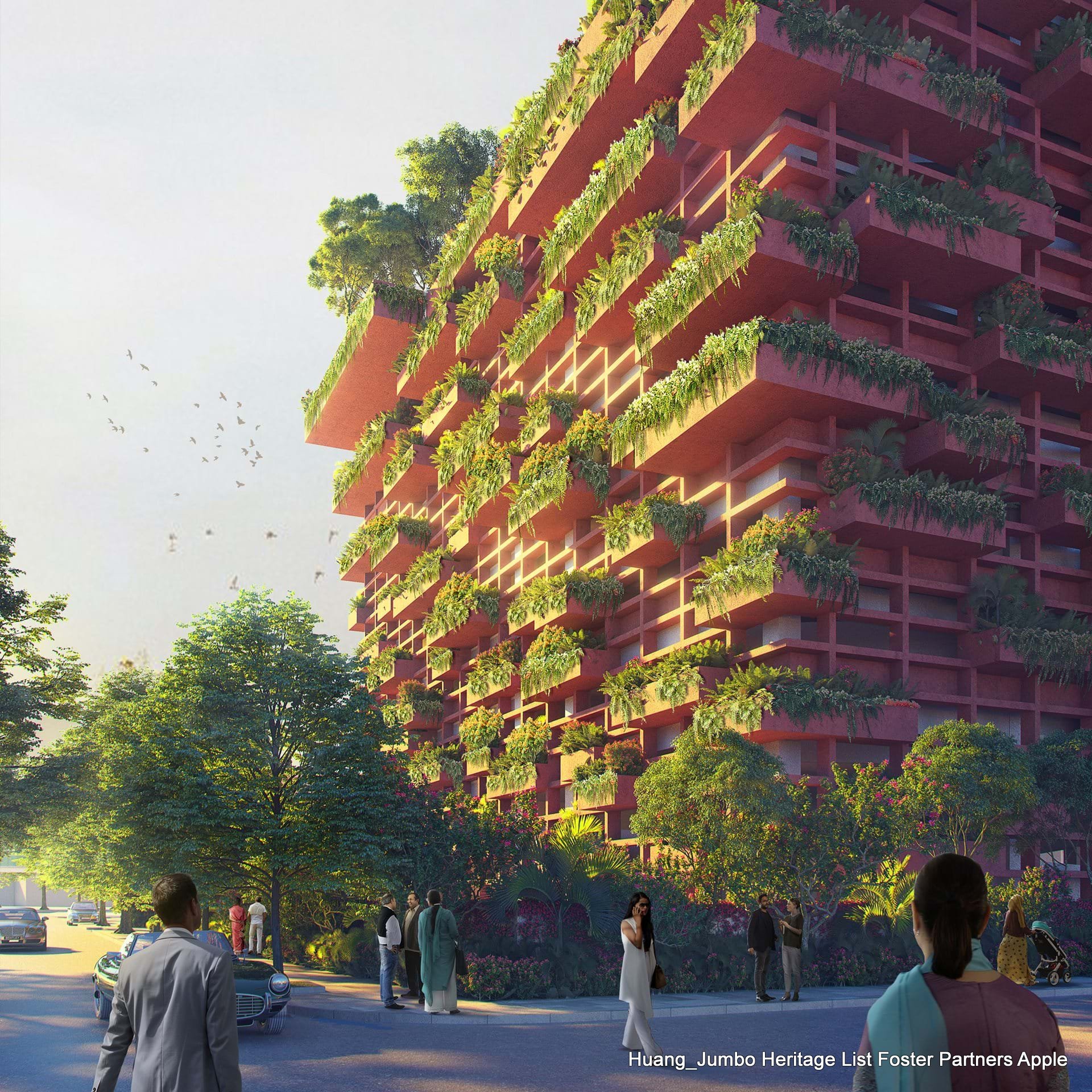 第4679回:生态节能简约苹果,福斯特建筑事务所