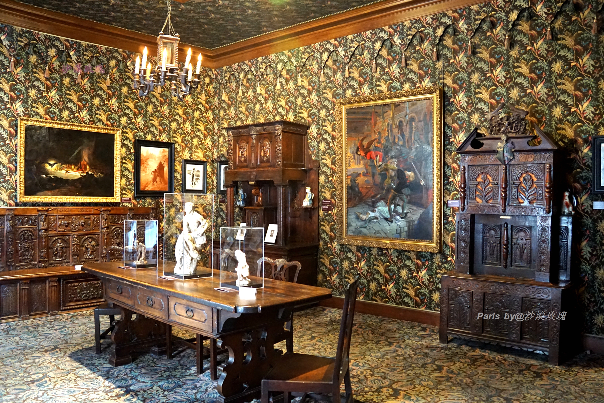 他从未来过中国，却热爱东方文化，为情人亲手设计了“中国沙龙”