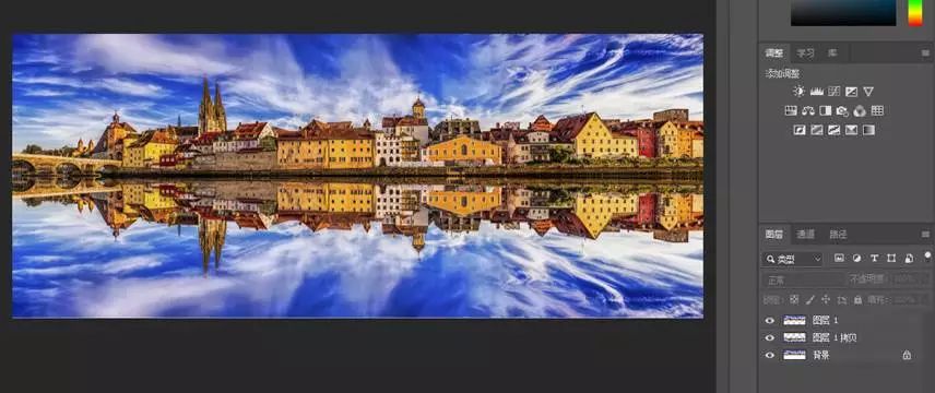 ps教程倒影字,ps教程模拟水面